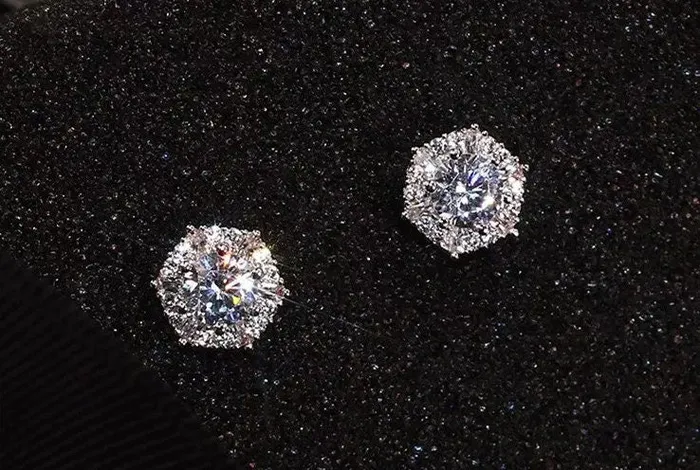 Minx London Earrings Iced Out Earrings Diamond Earrings Womens Earrings Womens Diamond Ear Studs Womens Stud Earrings Mens Diamond Ear Studs
