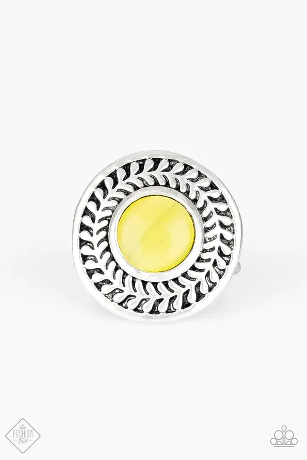 A Finishing Touch Jewelry Paparazzi Garden Garland Yellow Ring Rings