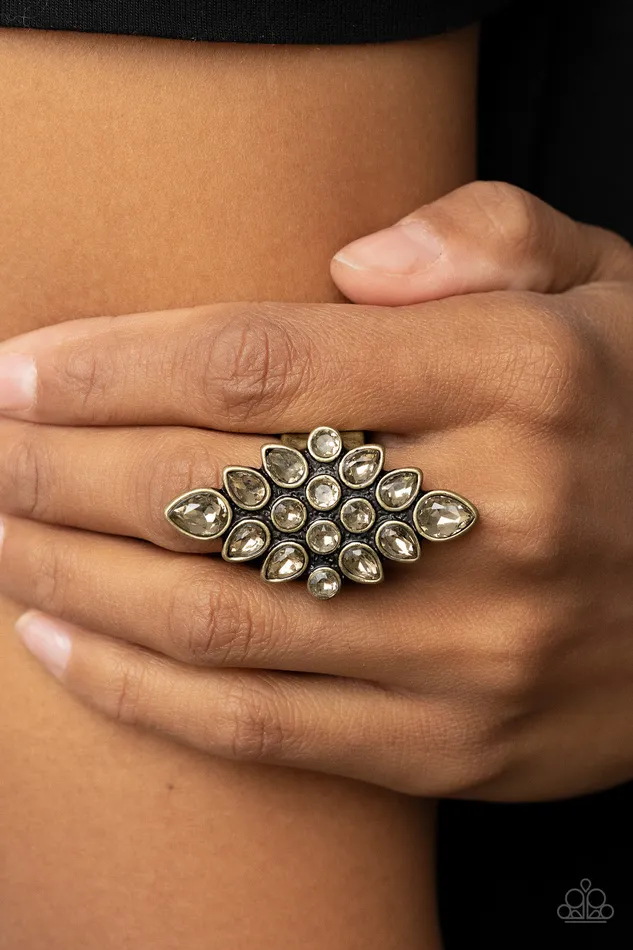 Paparazzi Combustible Iridescence Brass Ring A Finishing Touch Jewelry Rings