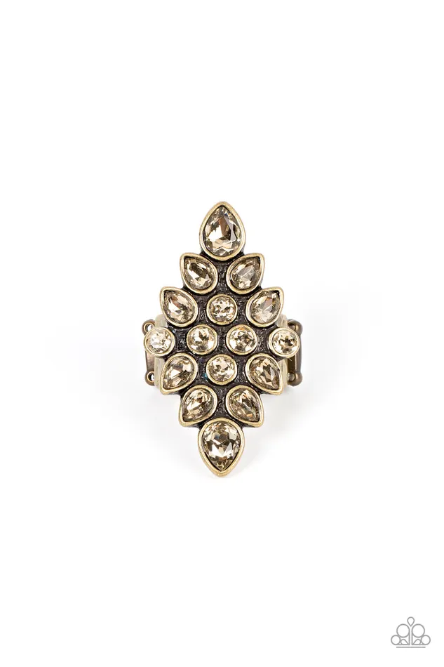 Paparazzi Combustible Iridescence Brass Ring A Finishing Touch Jewelry Rings