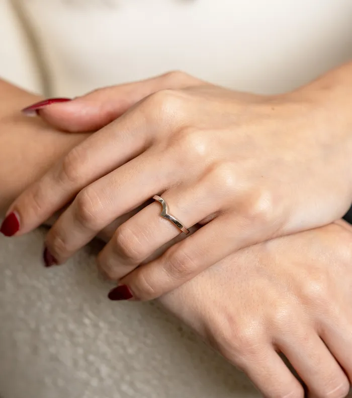 Ancora Designs Rings Ancora Wave Gold Ring