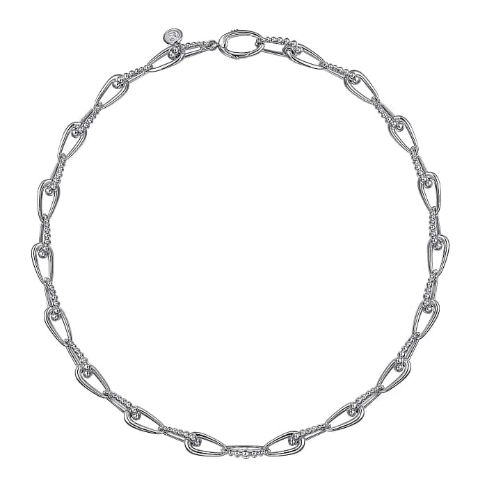 Gabriel Co Rings Gabriel Co Sterling Silver OvalLink Bujukan Chain