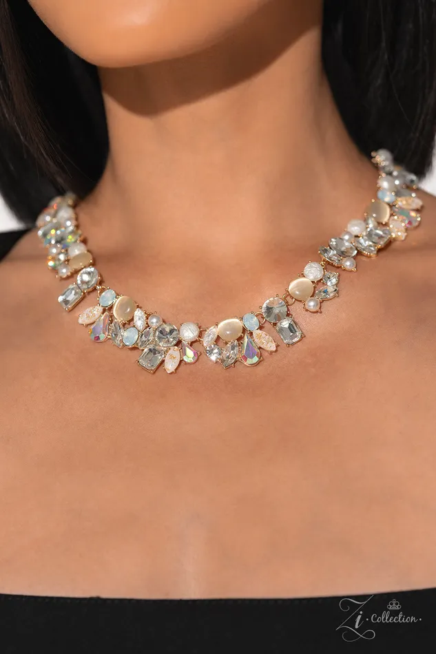 Necklaces Paparazzi Accessories Enchanting Gold 2023 Zi Collection Necklace Paparazzi