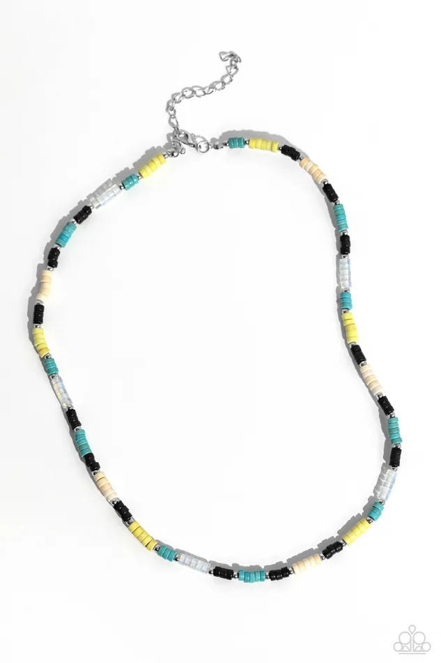 Necklaces Paparazzi Accessories Oasis Outline Black and Colorful Seed Bead Short Necklace Paparazzi Necklaces Paparazzi Accessories Oasis Outline Black and Colorful Seed Bead Short Necklace Paparazzi
