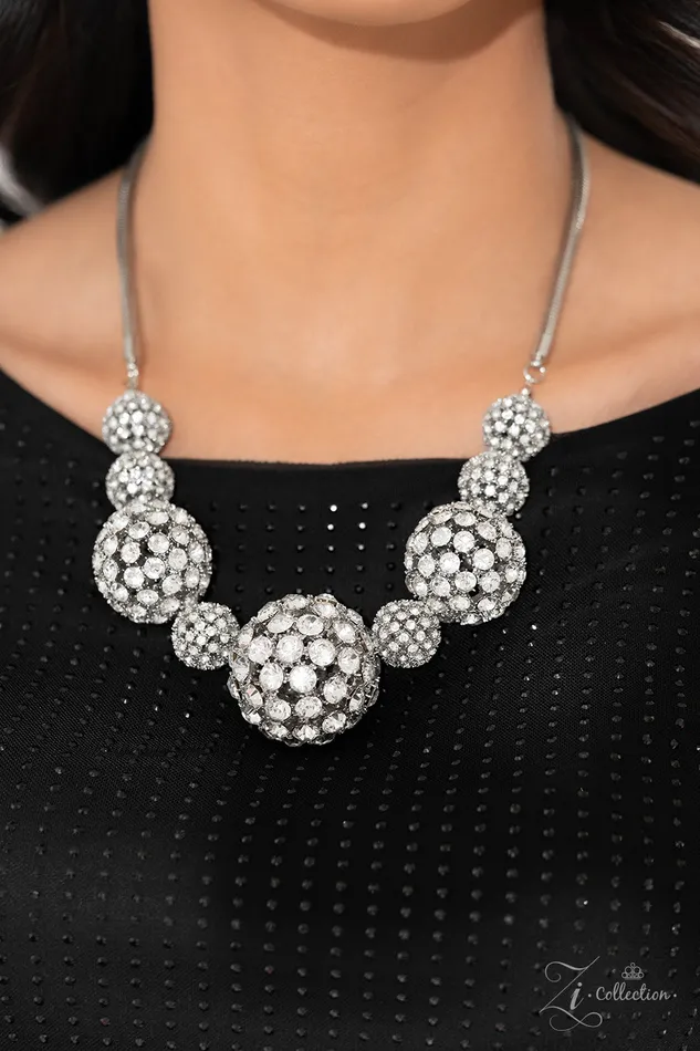 Paparazzi Accessories Necklaces Undaunted White 2023 Zi Collection Necklace Paparazzi