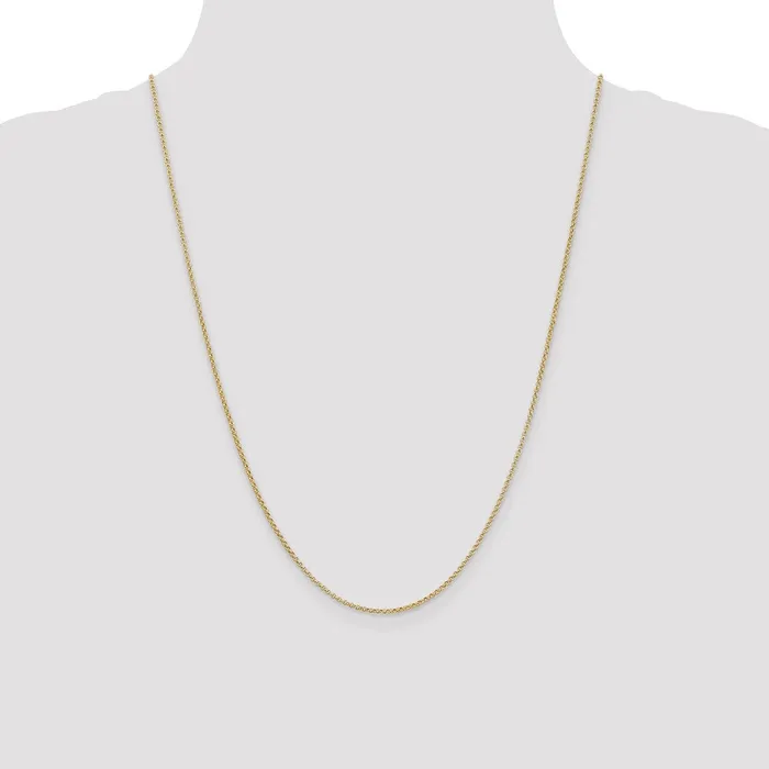 Qgold Necklaces 14k 155mm Rolo Pendant Chain 272 grams Qgold Necklaces 14k 155mm Rolo Pendant Chain 272 grams