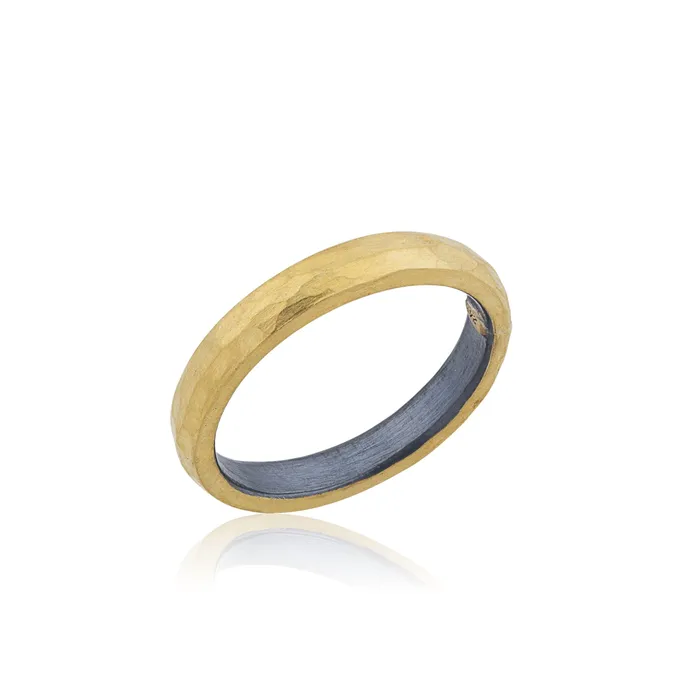 Rings Lika Behar Hammered Fusion Ring Lika Behar