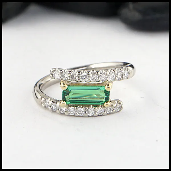 Tsavorite Diamond Ring Tom Carter Rings