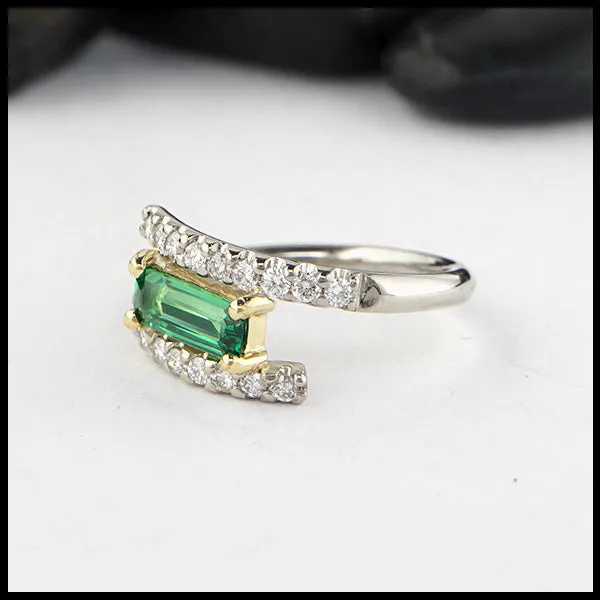Tsavorite Diamond Ring Tom Carter Rings