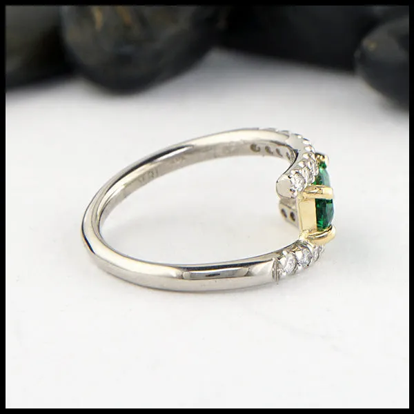 Tsavorite Diamond Ring Tom Carter Rings